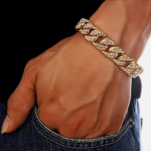 Bracciale maglia cubana hip
