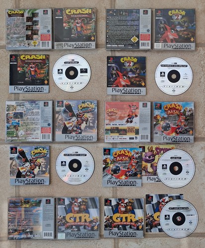 Crash bandicoot ps1 gioco - ps1,