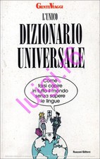 L'UNICO DIZIONARIO UNIVERSALE - Claudio Tabasso - Gente Viaggi - 1989
