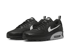 Nike Air Max 90 Black Metallic Silver Sneaker Shoes 38.5 US 7.5 WMNS DX8969-001