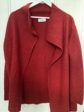 Giacca cardigan aperta lana