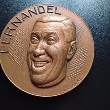 Medaglia Francese In Bronzo Don Camillo Mm 70 Lotto SC6