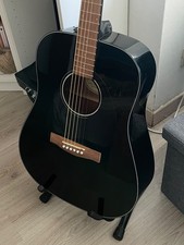 Fender chitarra acustica nera