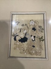 Stampa giapponese dipinta a