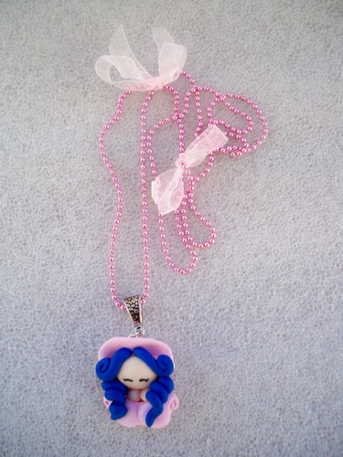 Collana ciondolo fimo fatto - collana,