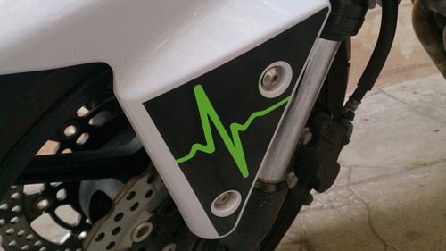 Adesivi z750 battito parafango - z750,