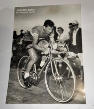 Ernesto Bono squadra acque san Pellegrino ciclismo  anni 50-60 + autografo