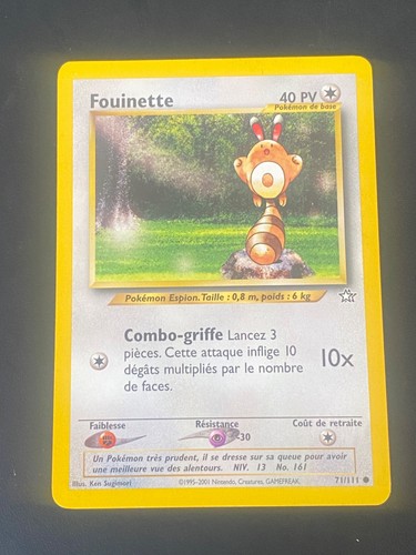 Carte pokemon fouinette - carte, 71/111