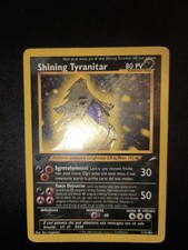 Carta Pokèmon Shining Tyranitar Prima Edizione 