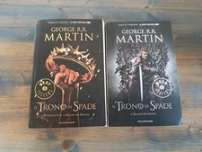 IL TRONO DI SPADE LIBRO I E II GRANDE INVERNO REGINA DEI DRAGHI MARTIN MONDA-Z16