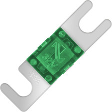 4 Pezzi Mini ANL Fusibile 30A; per Auto, Camion, Moto, Barca, Hifi; Fusibile a L