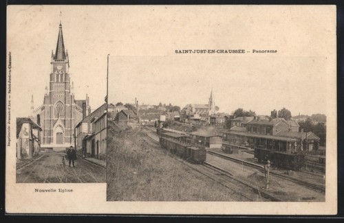 Cpa saint just - cpa, saint-just-en-chaussée