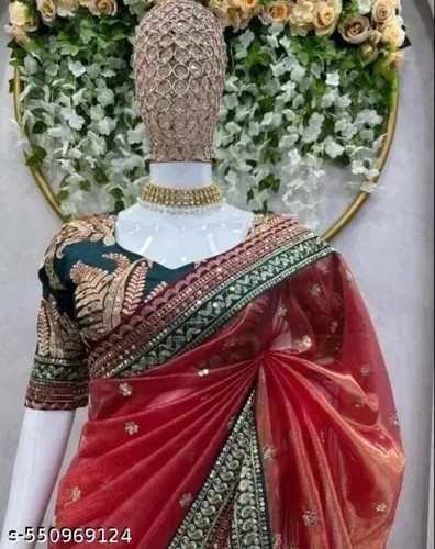 Sari ricamati rete indiana - rete,