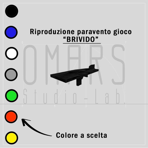 Ricambio pezzo paravento - 1x,