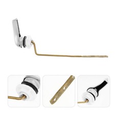 1* ABS Leva di Scarico Serbatoio WC Finitura Cromata Maniglia Raccordi Gruppo So