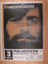 Poster Originale Concerto Francesco Guccini Bologna 03/12/2004 68X98 Cm