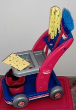 CARRELLO PULIZIE VILEDA CON MOCIO VILEDA SCOPA E SECCHIO GIOCATTOLO PER BAMBINI