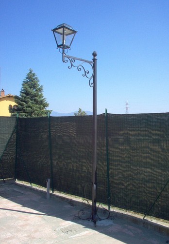 Lampione lanterna acciaio - lampione,