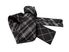 Cravatta blu a quadri