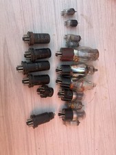 lotto 17 valvole per tv radio di varie Marche  e forma Vintage Epoca