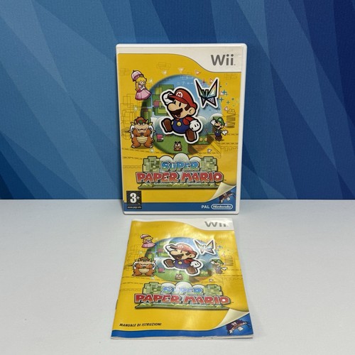 Super paper mario nintendo wii - paper,