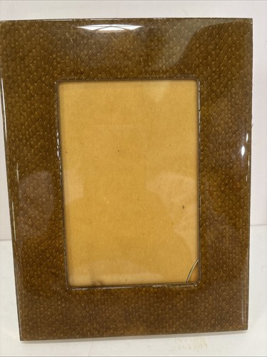 Cornice vintage finta pelle - in,