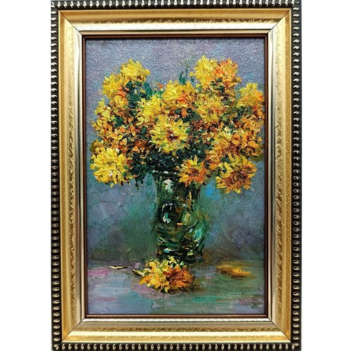 Dipinto olio originale fiori