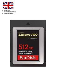 Scheda CF Express SanDisk Extreme PRO 512 GB, fino a 1700 MB/s, per RAW 4K. NUOVISSIMO