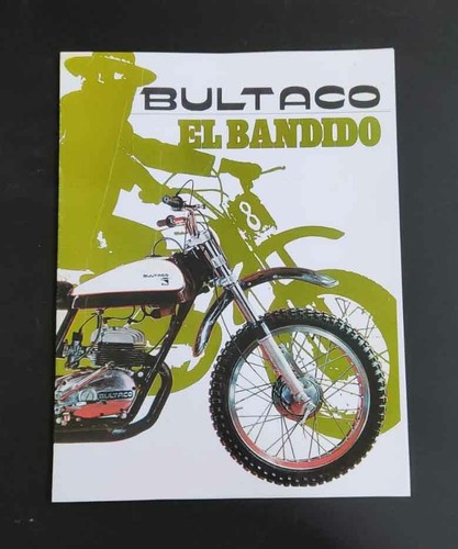 Depliant brochure moto - ,