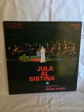 JULA DE PALMA - JULA AL SISTINA  - GIANNI FERRIO RCA  PSL10456 - 1970 LP
