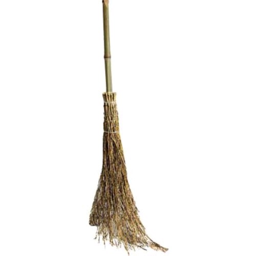 Scopa giardino bamboo con - scopa,