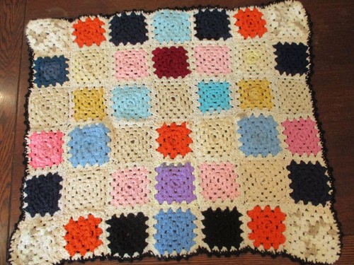 Vintage granny square - vintage,