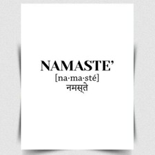 NAMASTE (SALUTO) Indiano YOGA