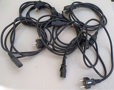 Blocco 5 Cavi alimentazione per collegamento di diffusori amplificati