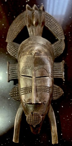 Maschera africana antica - maschera,