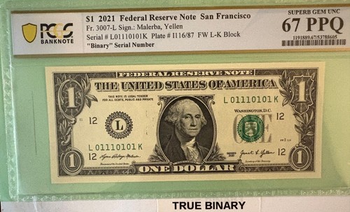 True binary 01110101 1 - k, $1