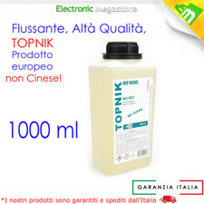 FLUSSANTE LIQUIDO RF 800 1000 ml 1 LITRO SMD PER SALDARE SALDATURA STAGNO TOPNIK