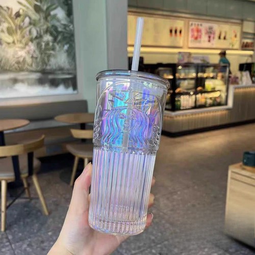 Starbucks iridescent glass - iridescent,