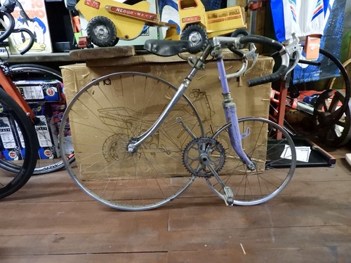 Scultura acciaio bici - bici, epoca