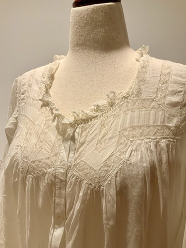 Camicia notte edoardiana in - camicia,