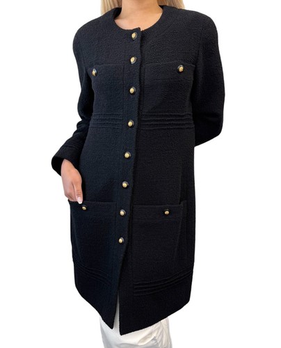 Giacca lunga tweed - , chanel