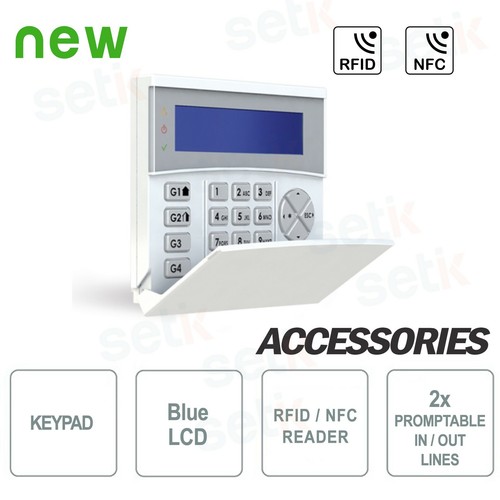Amc lcd blue tag tastiera - amc,