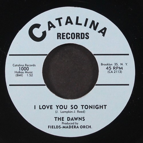 Dawns love you tonight - love, so