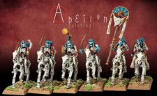 Warhammer FB - Non Morti Kemri - 6 arcieri scheletrici a cavallo in  plastica