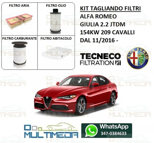 Kit tagliando filtri - kit, 4