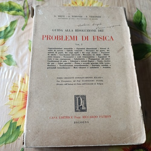 Problemi fisica volume - fisica,