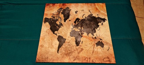 Quadro moderno mappamondo - quadro,