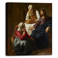 Vermeer Cristo con Marta e