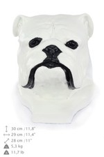 Bulldog inglese bianco urna - bulldog,