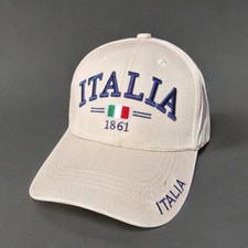 Cappellino Italia cappello nazionale italiana azzurro blu nero grigio rosso rosa